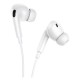 Дротові навушники HOCO M101 Pro Crystal sound wire-controlled with mic Type-C White